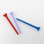 Multicolor Plastic Golf Tees Set