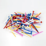 Multicolor Plastic Golf Tees Set